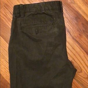 Aiden pants dark green chino